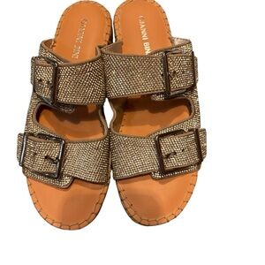 Gianni Bini‎ Rhinestone Espadrilles Size 7.5